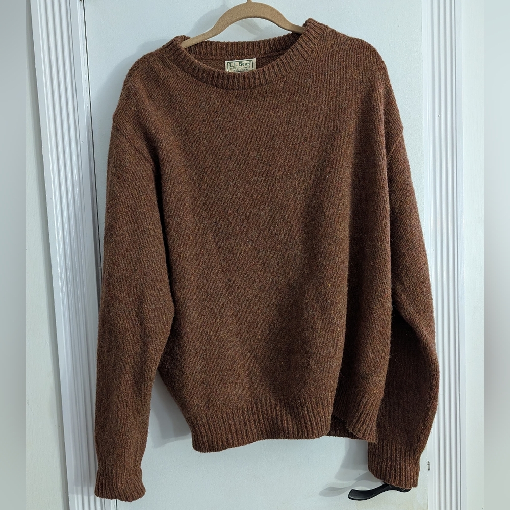Vintage LL Bean men's wool sweater size L. EUC